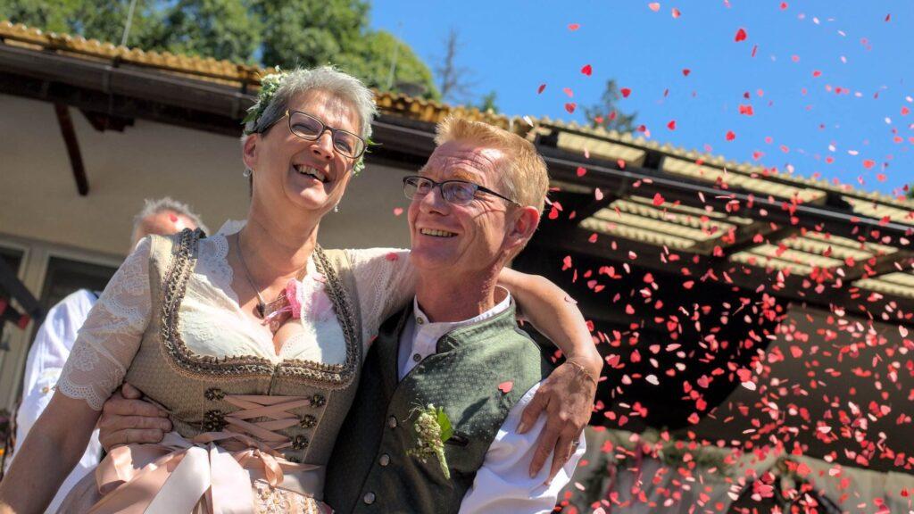 Hochzeit von Sabine und Uwe Baumann im Naturfreundehaus